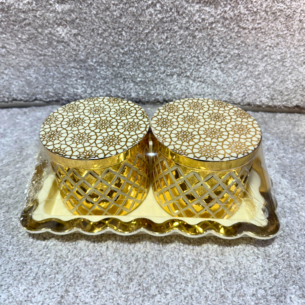 GOLD DESIGNER CONTAINER SET