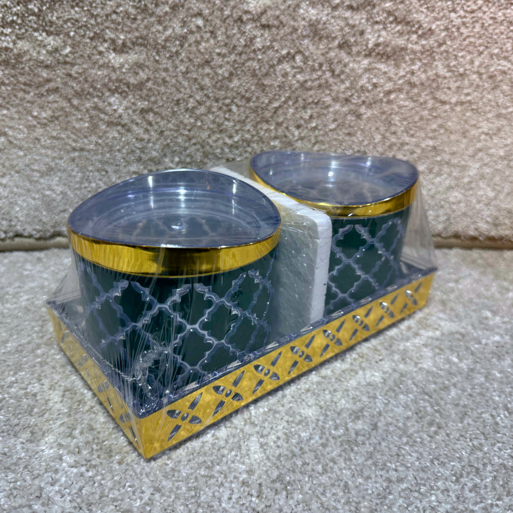 BLACK GOLD CONTAINER SET